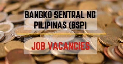 bangko sentral ng pilipinas careers|WE'RE HIRING! Check out .